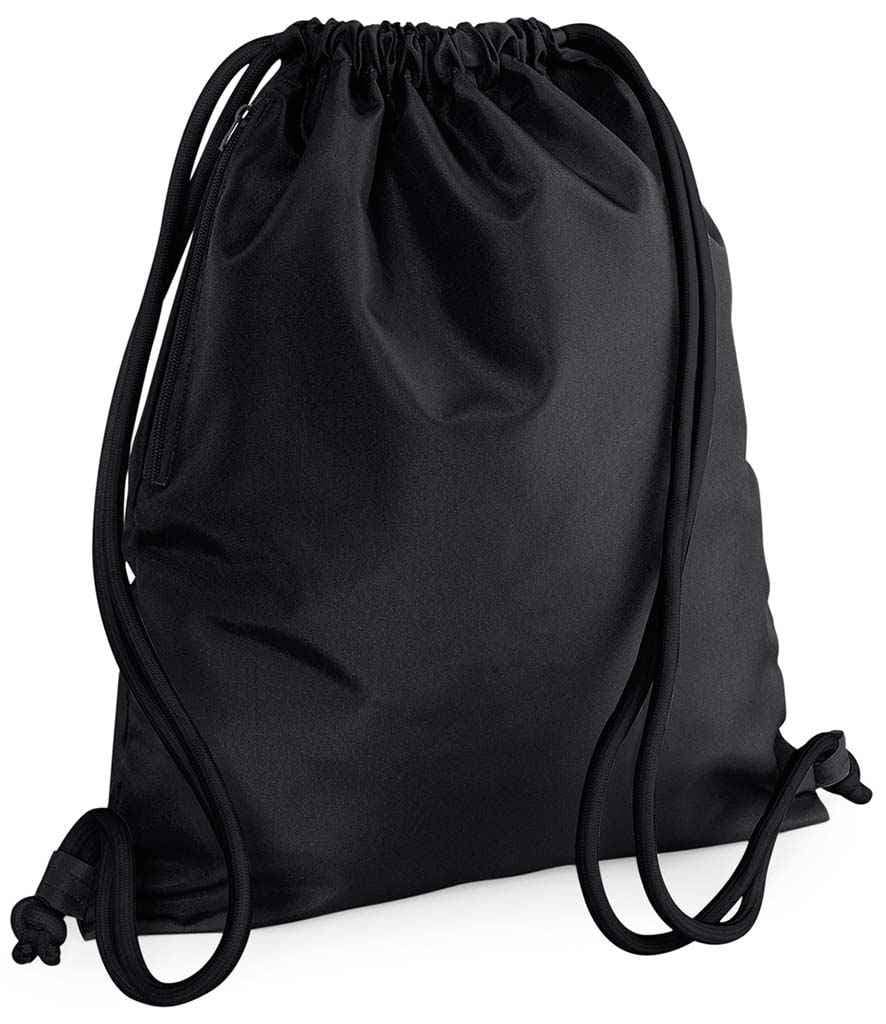 BagBase Icon Gymsac, Black/Black, view 1 of 1