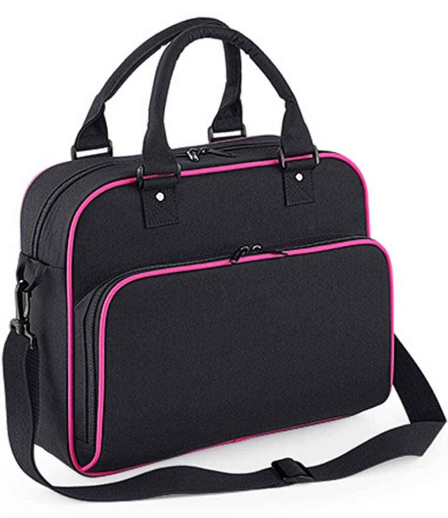 BagBase Junior Dance Bag, Black/Fuchsia, view 1 of 1