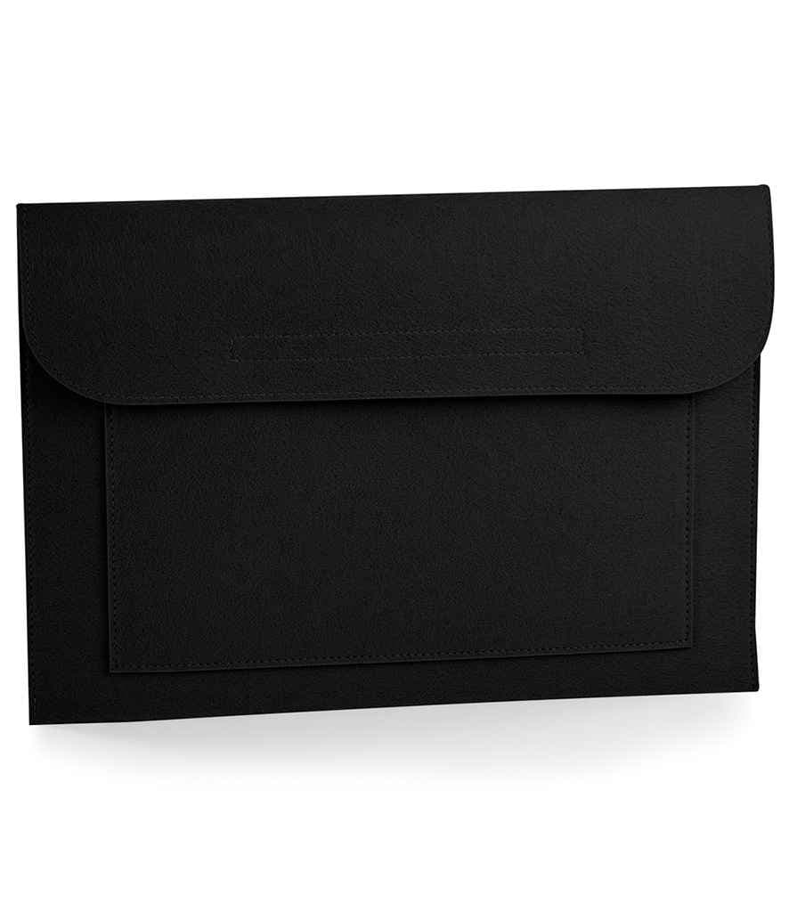 BagBase Felt Laptop/Document Slip, Black, view 1 of 1
