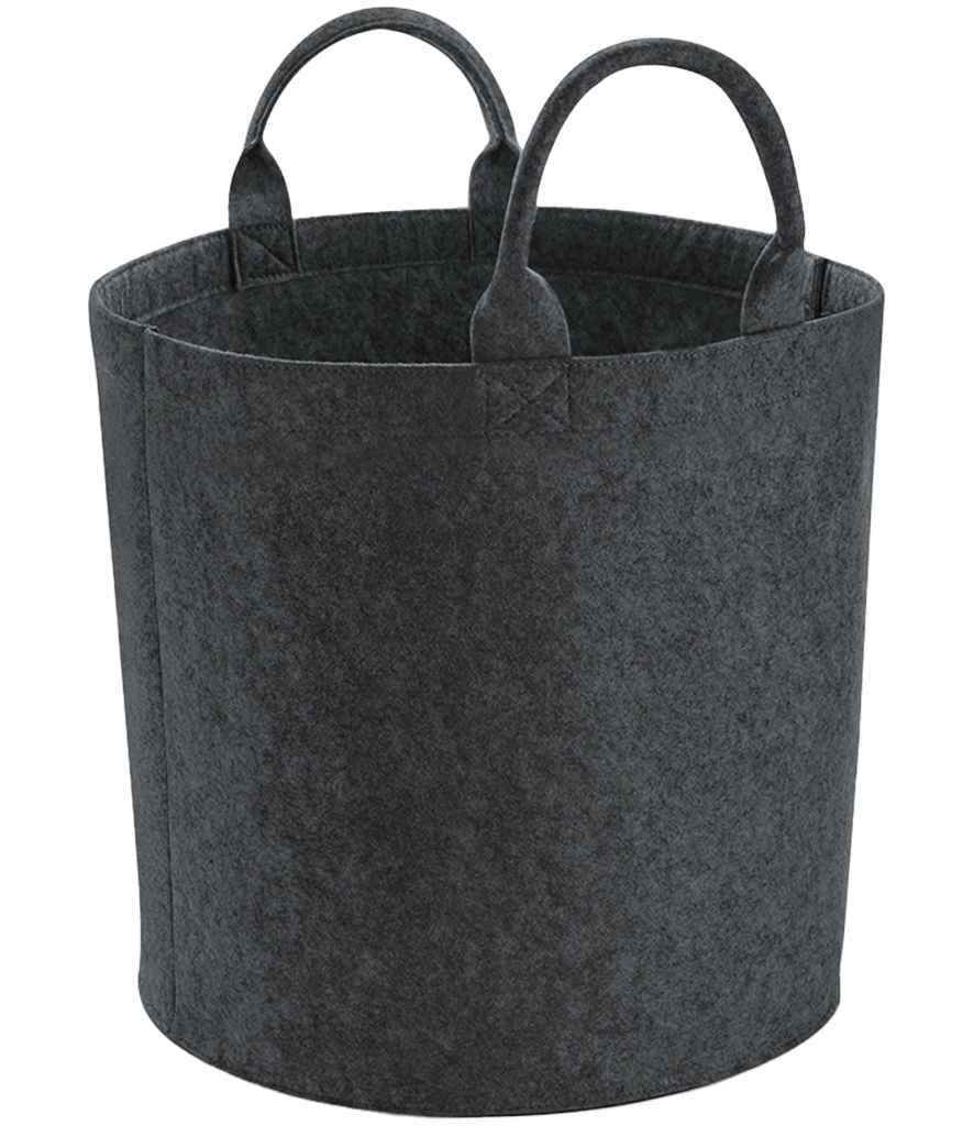 BagBase Felt Trug, Charcoal Melange, view 1 of 1