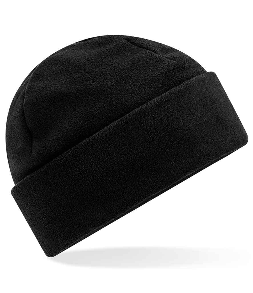Beechfield Recycled Fleece Cuffed Beanie, Black, view 1 of 1