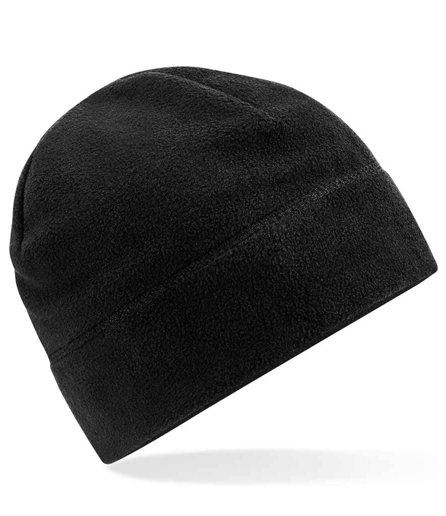 Beechfield Recycled Fleece Pull-On Beanie, Black, view 1 of 1