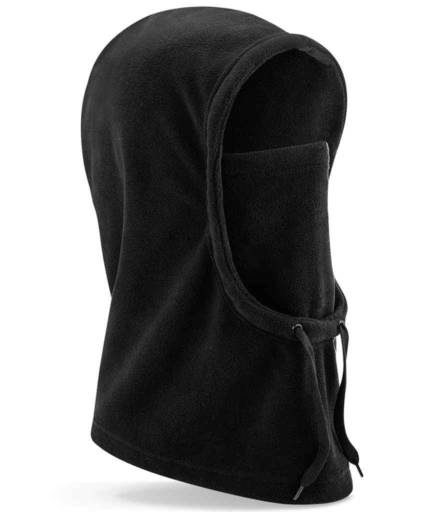 Beechfield Recycled Fleece Hood, Black, view 1 of 1