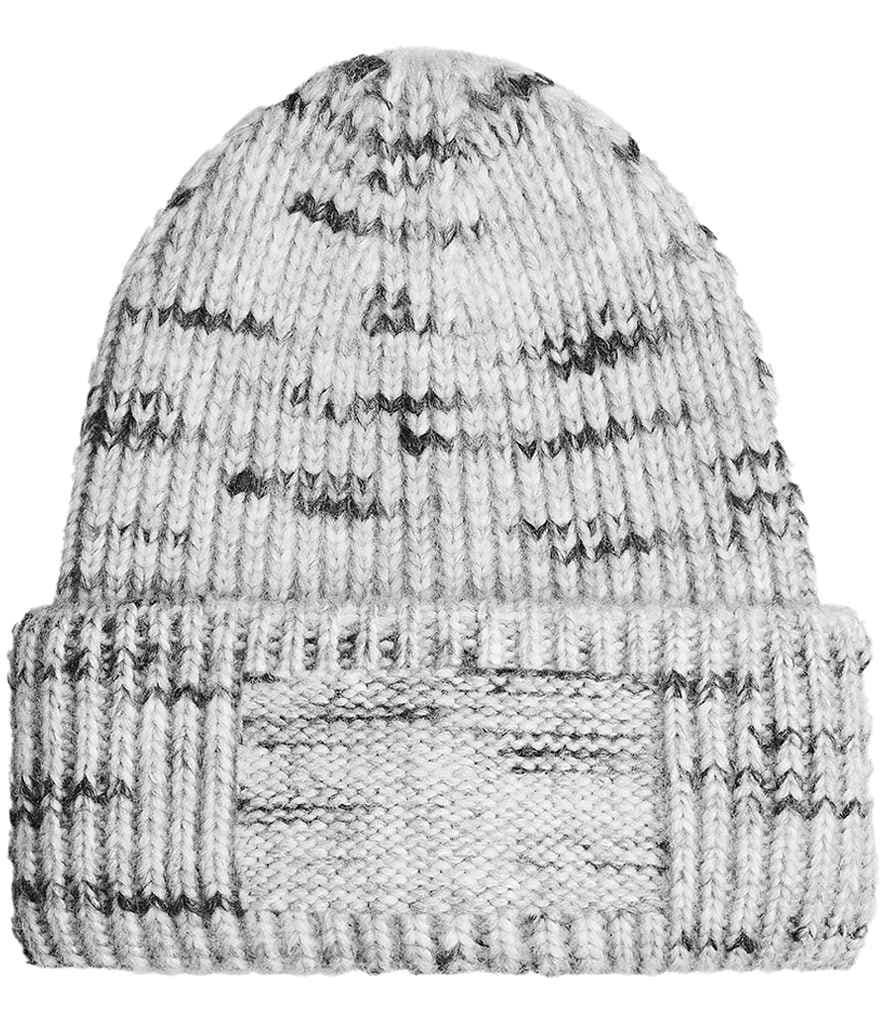 Beechfield Chunky Knitted Patch Beanie, Cloudy Haze, view 1 of 1