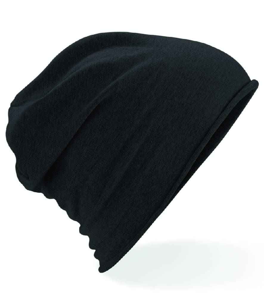 Beechfield Jersey Beanie, Black, view 1 of 1