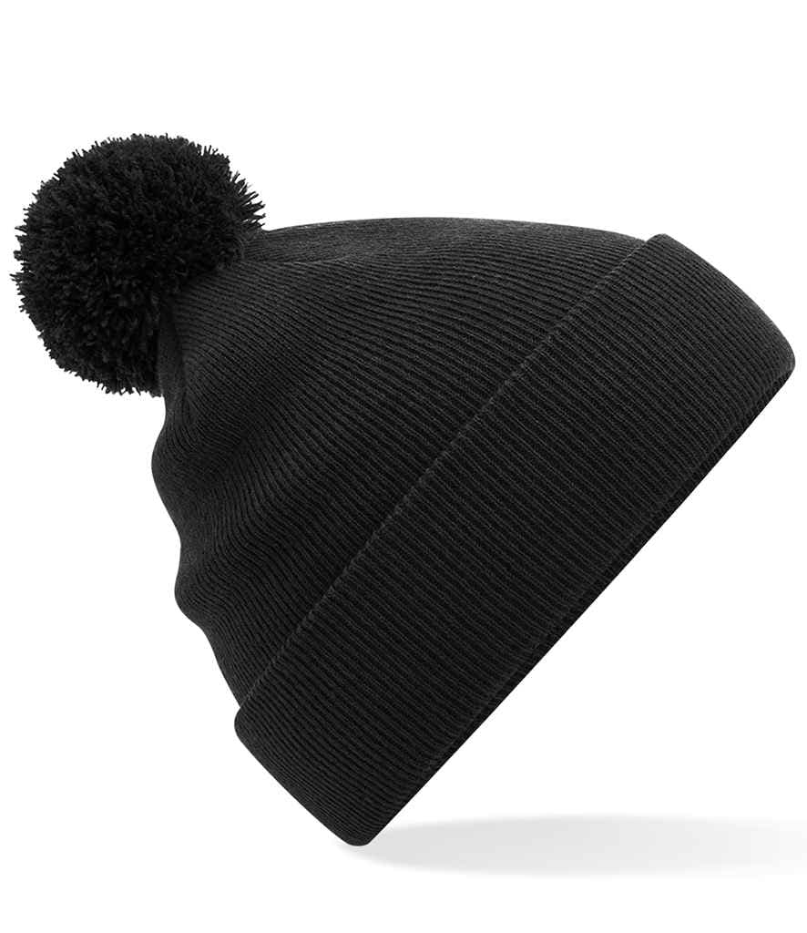 Beechfield Kids Original Pom Pom Beanie (Kids), Black, view 1 of 1