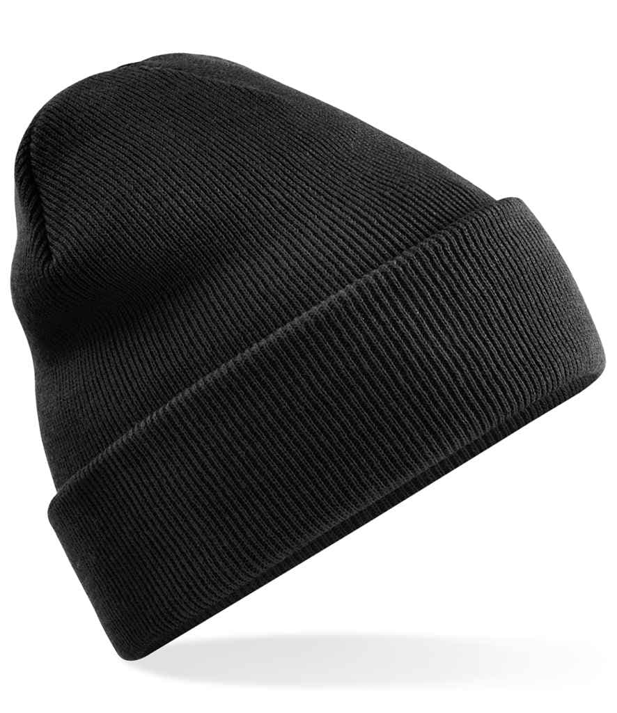 Beechfield Recycled Original Cuffed Beanie, Black, view 1 of 1