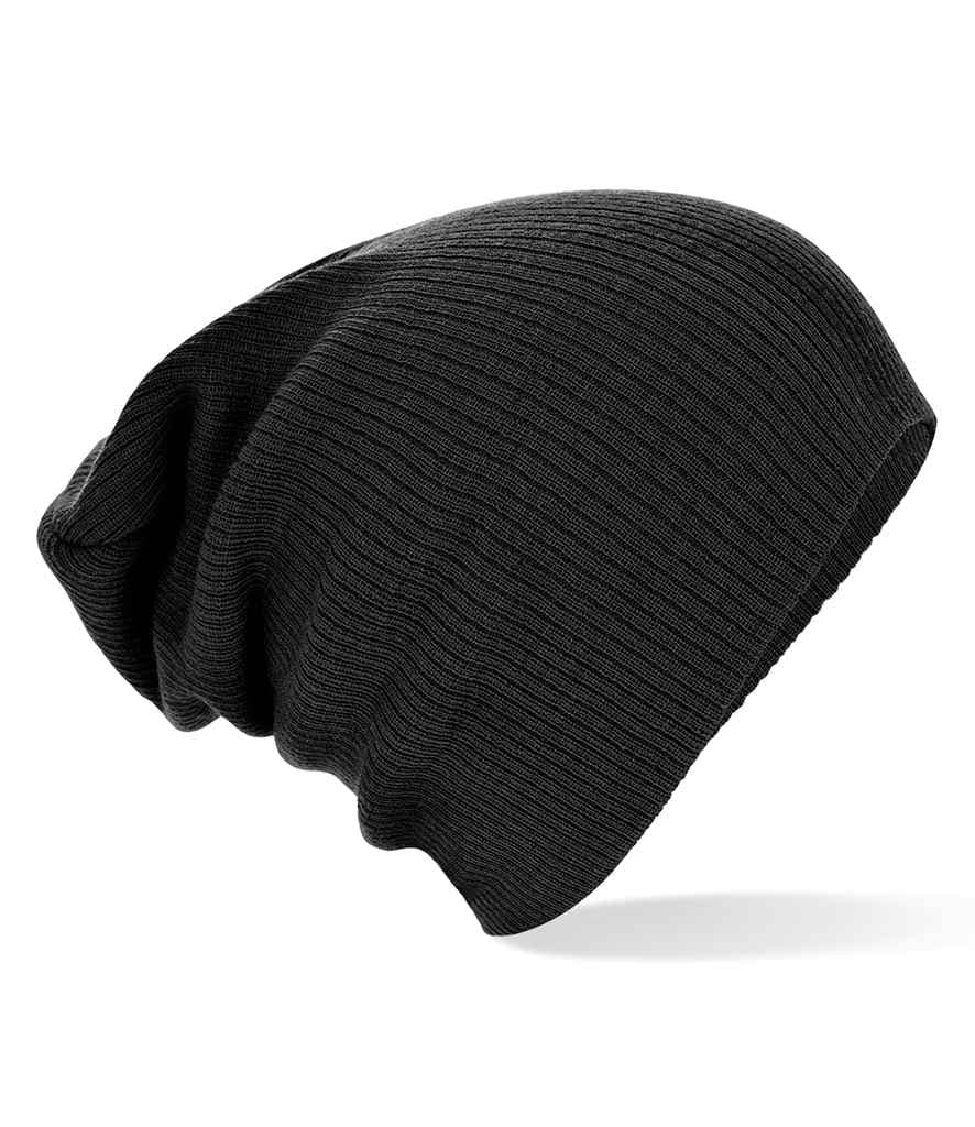 Beechfield Slouch Beanie, Black, view 1 of 1