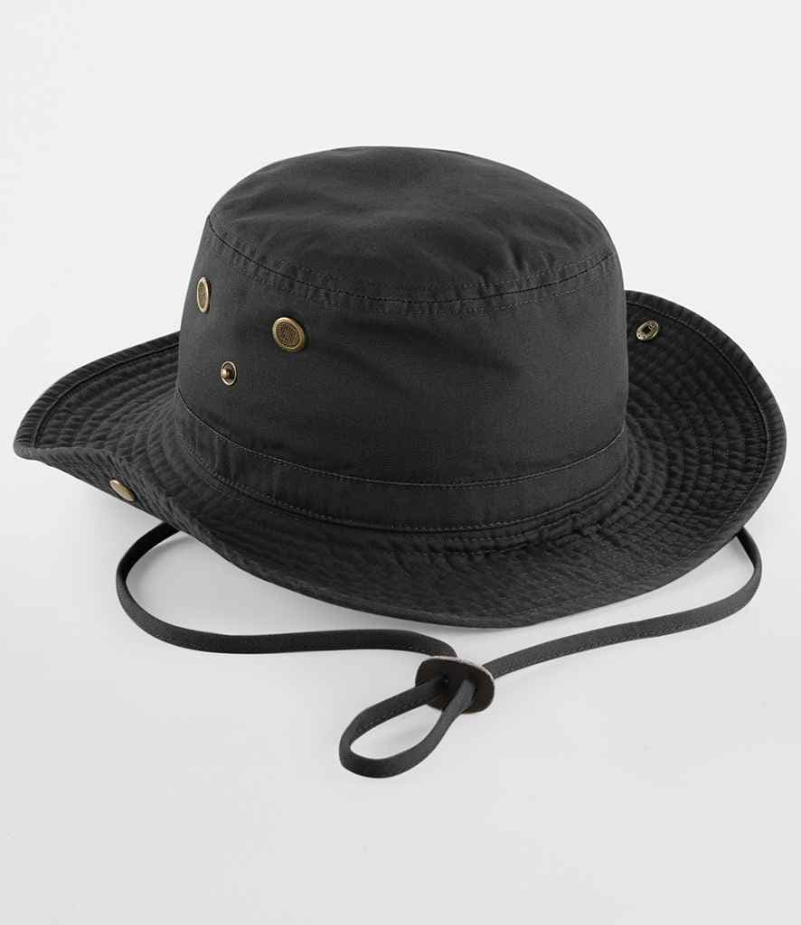 Beechfield Outback Hat, Black, view 1 of 1