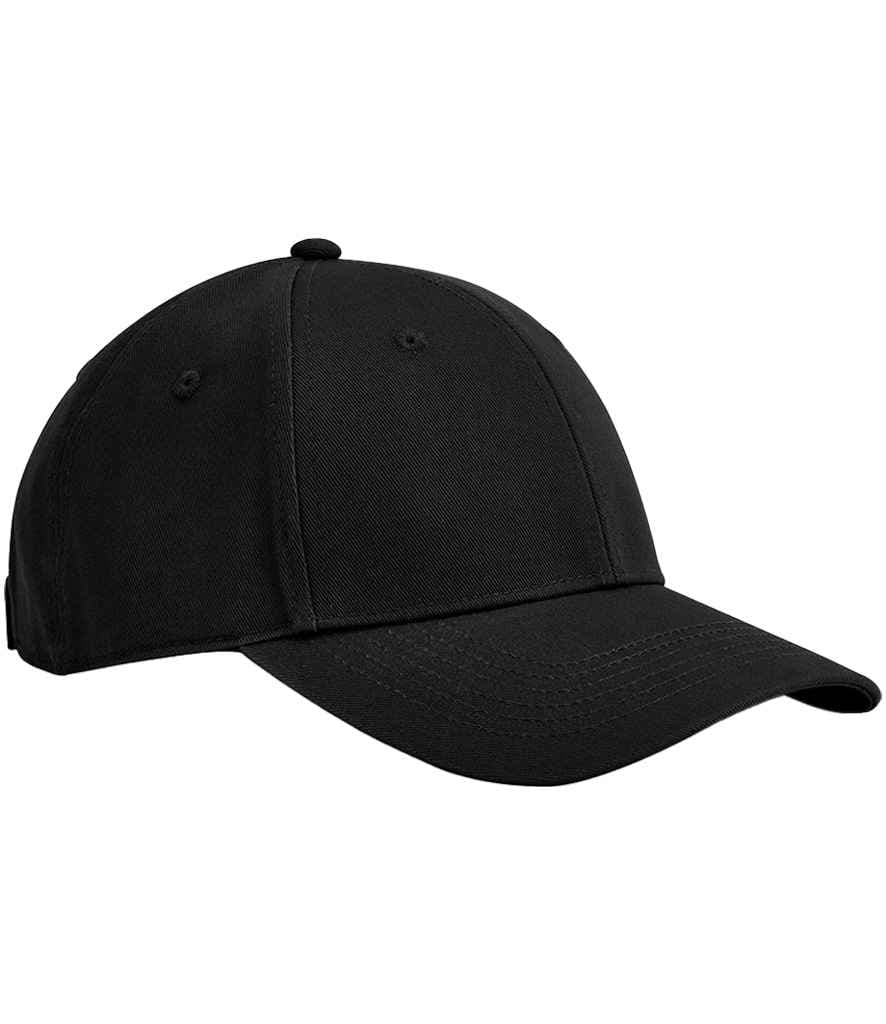 Beechfield EarthAware® Junior Classic Organic Cotton 6 Panel Cap (Kids), Black, view 1 of 1