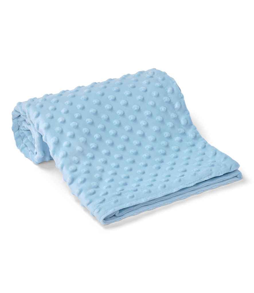 Brand Lab Minky Fleece Blanket, Light Blue, view 1 of 1