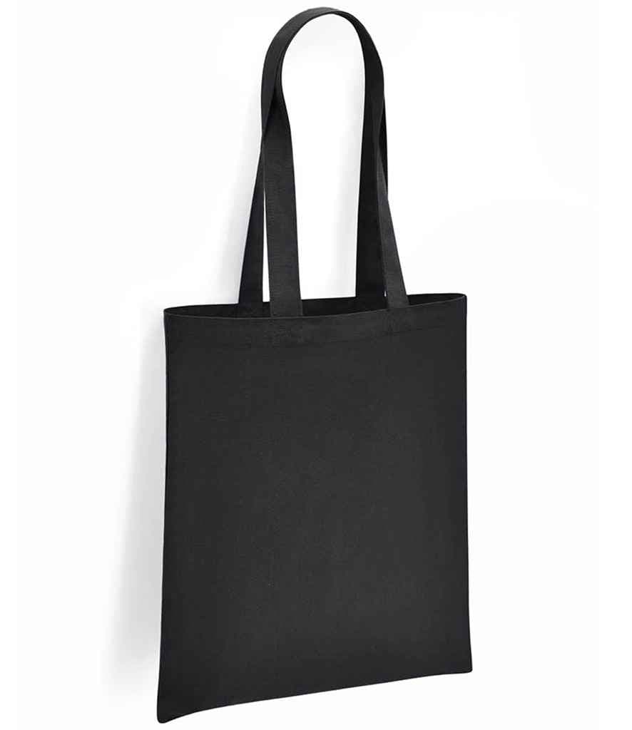 Brand Lab Organic Cotton Long Handle Shopper, Black, view 1 of 1