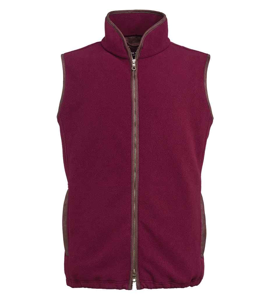Brook Taverner Unisex Cincinnati Fleece Gilet, Fig, view 1 of 1