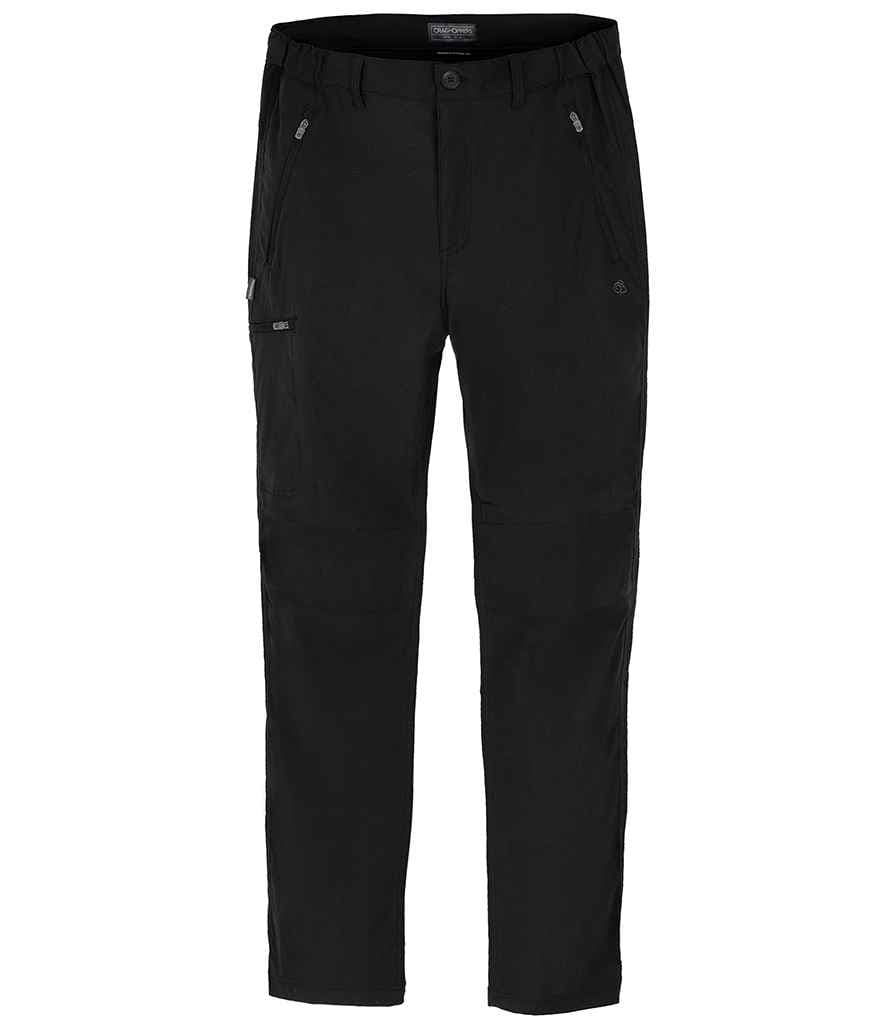 Craghoppers Expert Kiwi Pro Stretch Trousers, Black, view 1 of 1