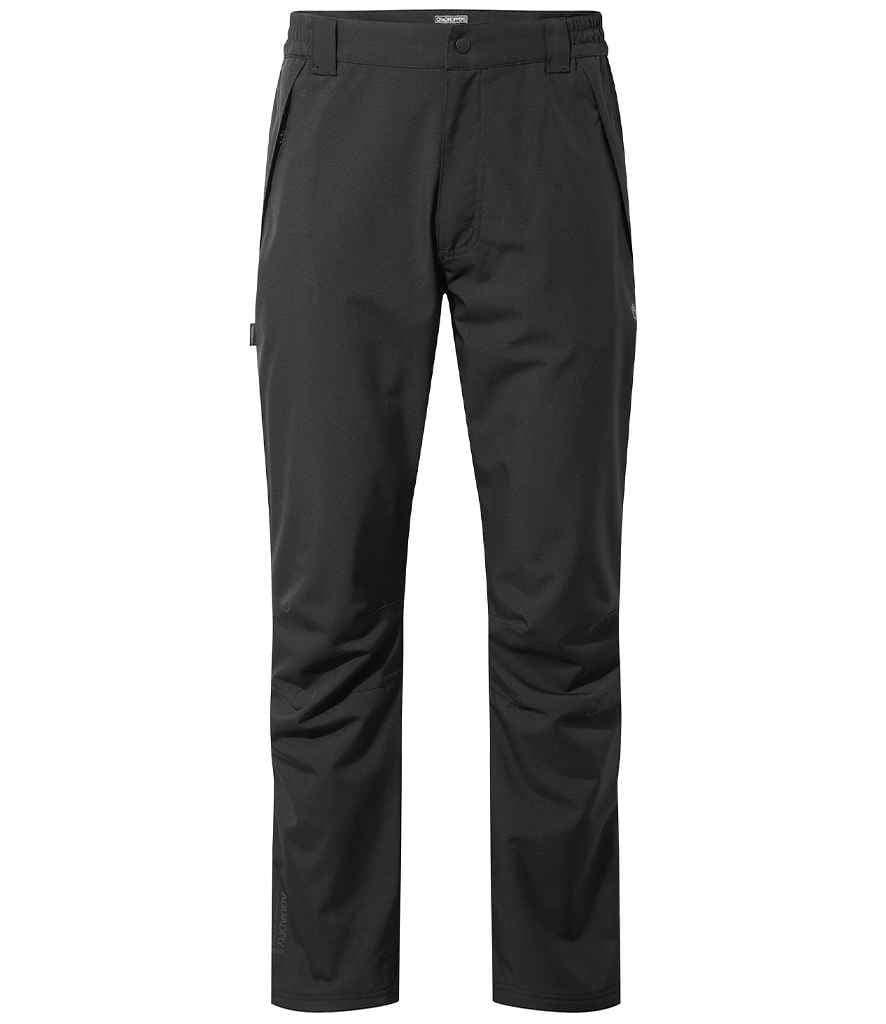 Craghoppers Expert Kiwi Waterproof Trousers, Black, view 1 of 1