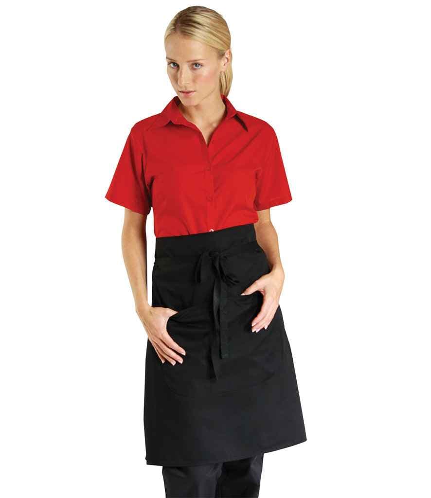 Dennys Waist Apron with Pocket, Black, view 1 of 1