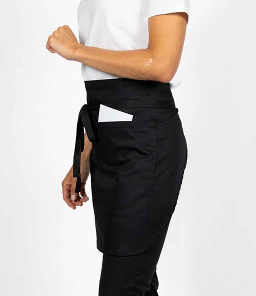 Dennys Wrap Over Waist Apron, Black, view 1 of 1