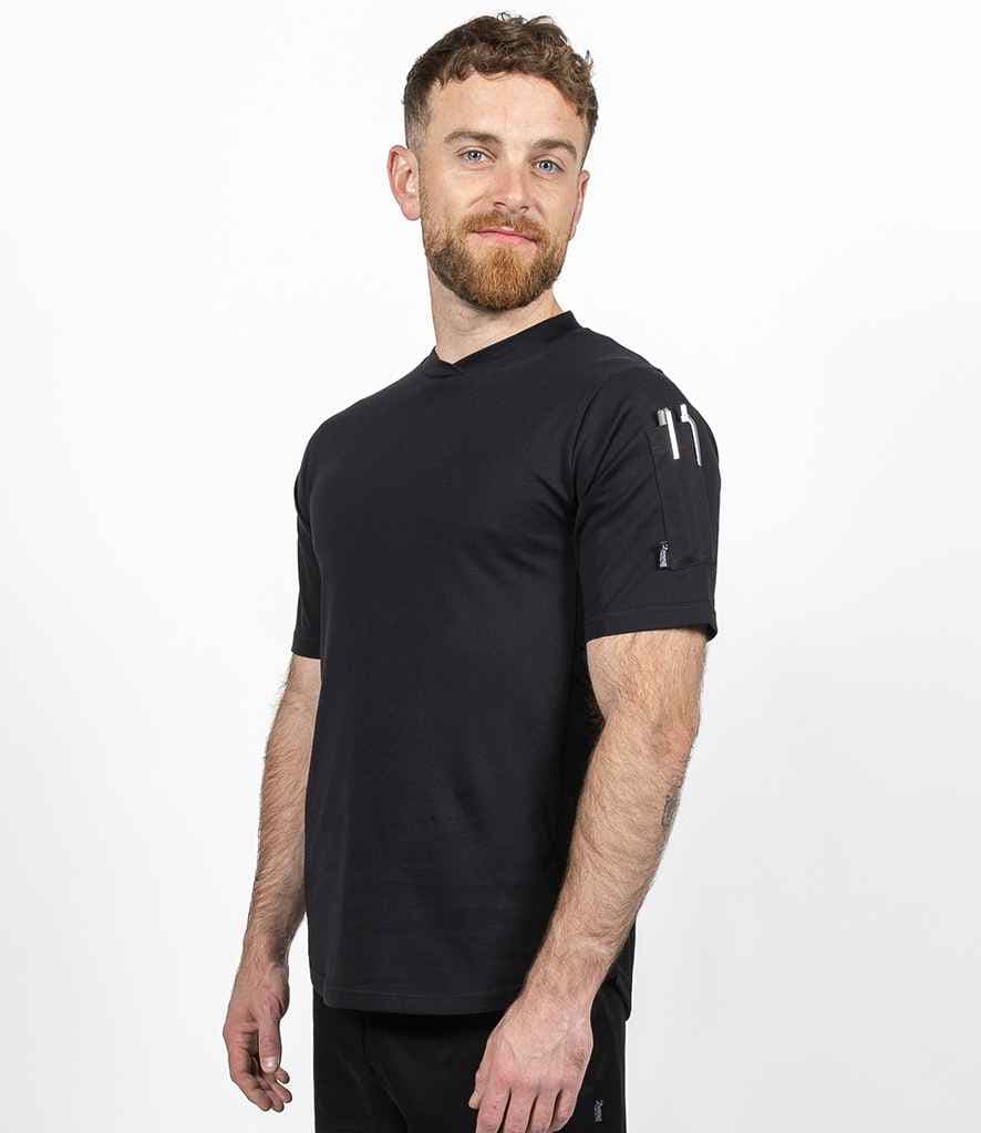 Dennys StayCool® Chef T-Shirt, Black, view 1 of 1