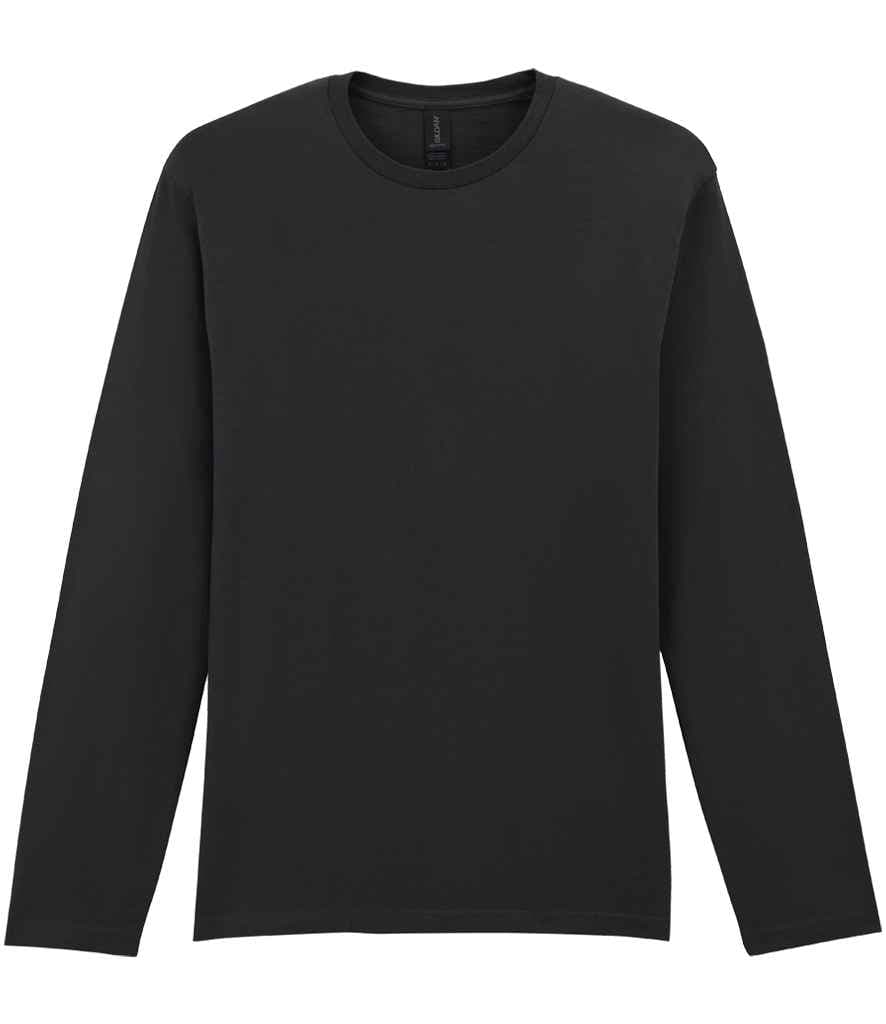 Gildan SoftStyle® Long Sleeve T-Shirt, Black, view 1 of 1