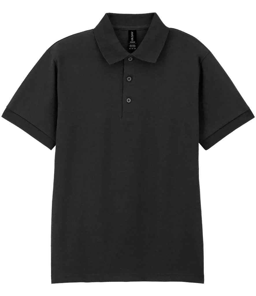 Gildan DryBlend® Jersey Polo Shirt, Black, view 1 of 1