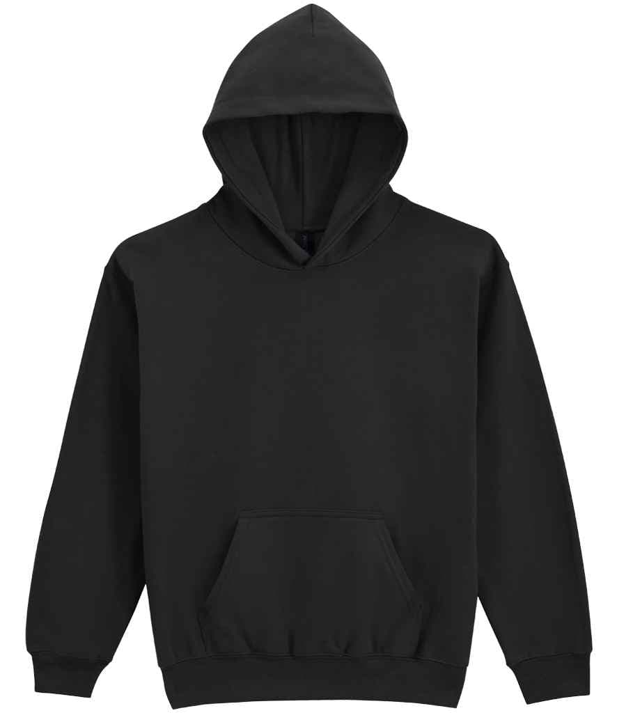 Gildan Kids SoftStyle® Midweight Hoodie (Kids), Black, view 1 of 1