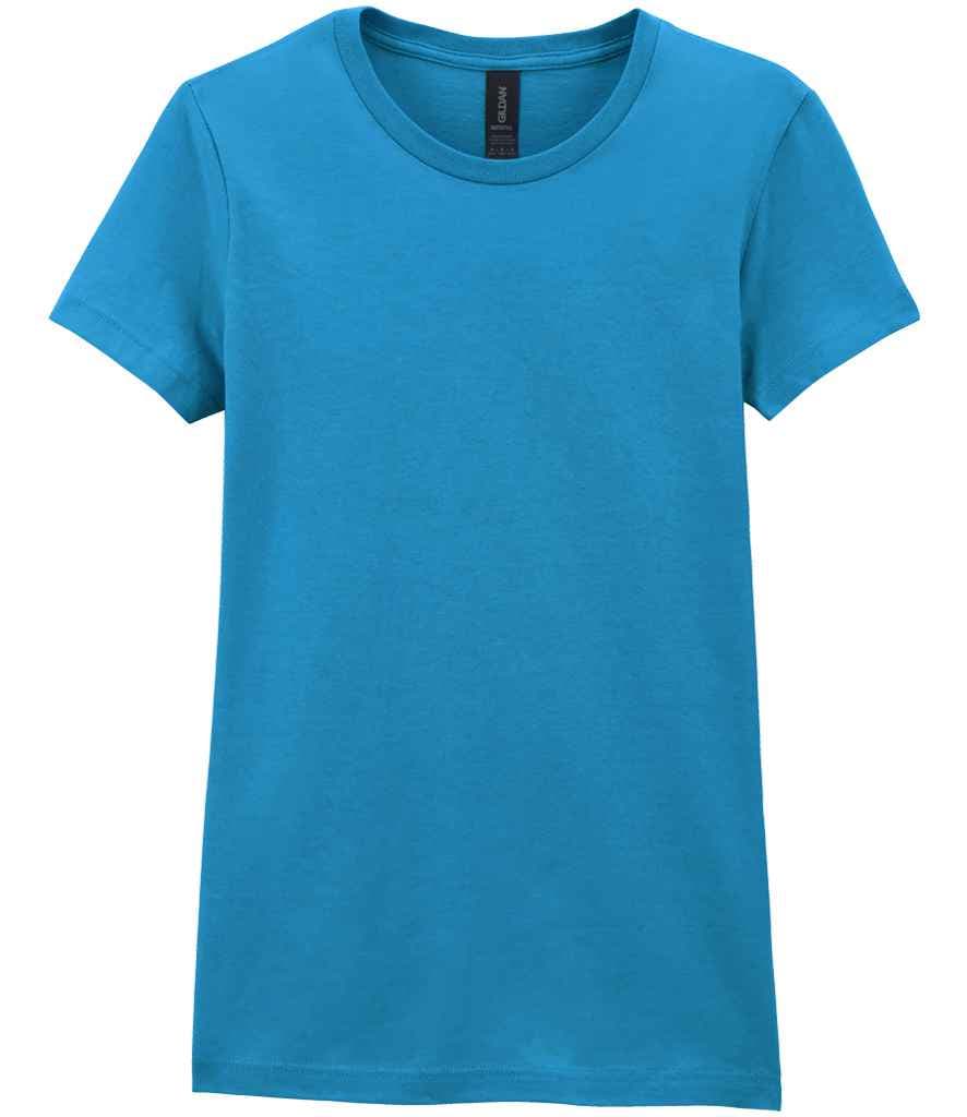 Gildan Ladies SoftStyle® T-Shirt, Antique Sapphire, view 1 of 1