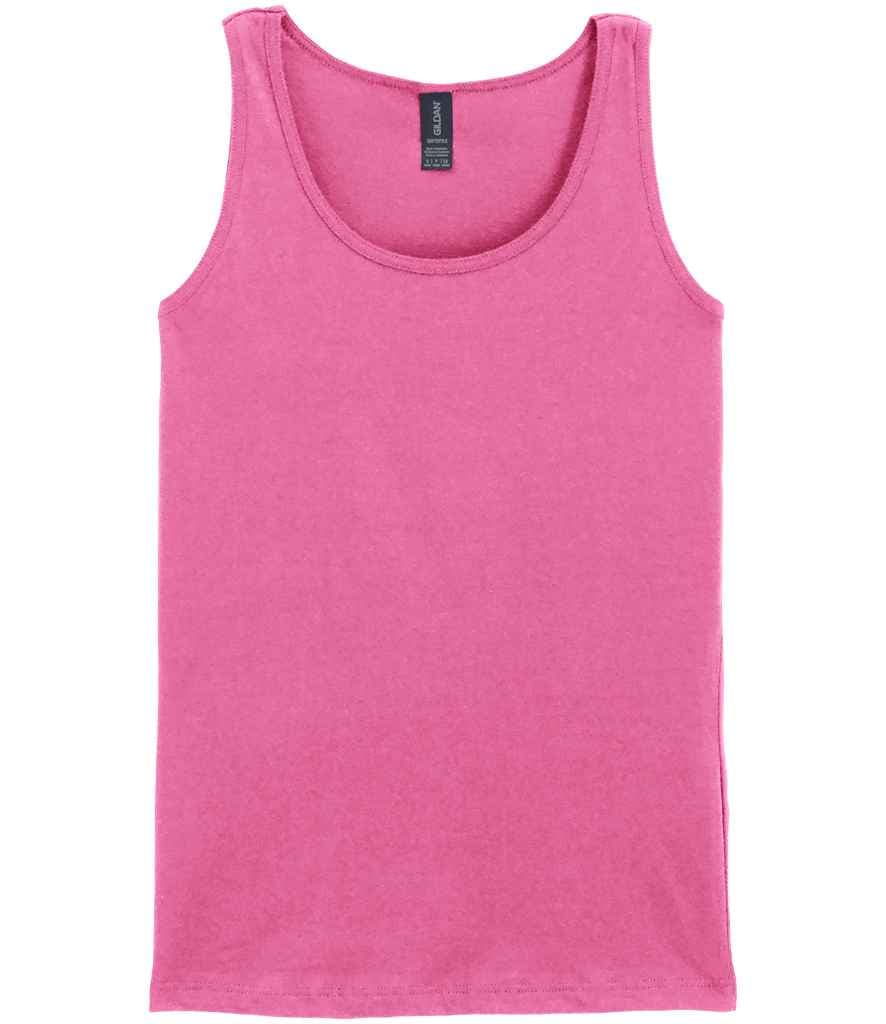 Gildan Ladies SoftStyle® Tank Top, Azalea, view 1 of 1
