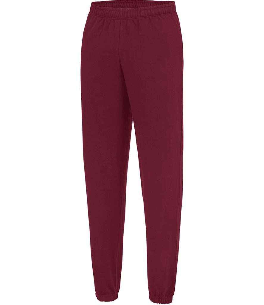 AWDis College Cuffed Jog Pants, Burgundy, view 1 of 1
