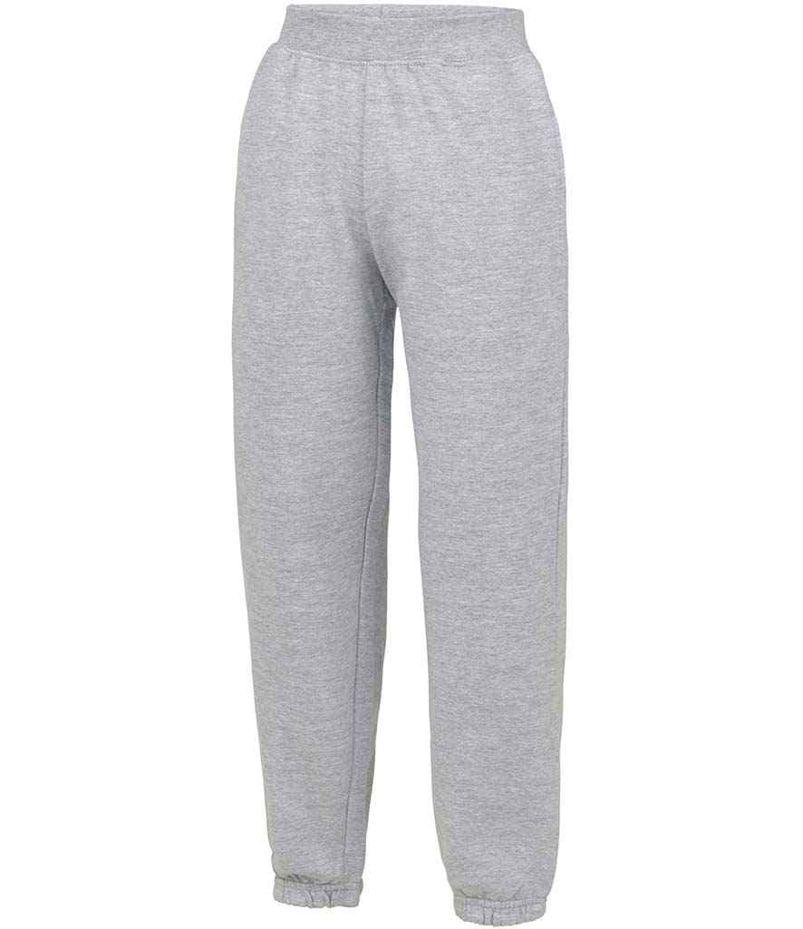 AWDis Kids Cuffed Jog Pants (Kids), Heather Grey, view 1 of 1
