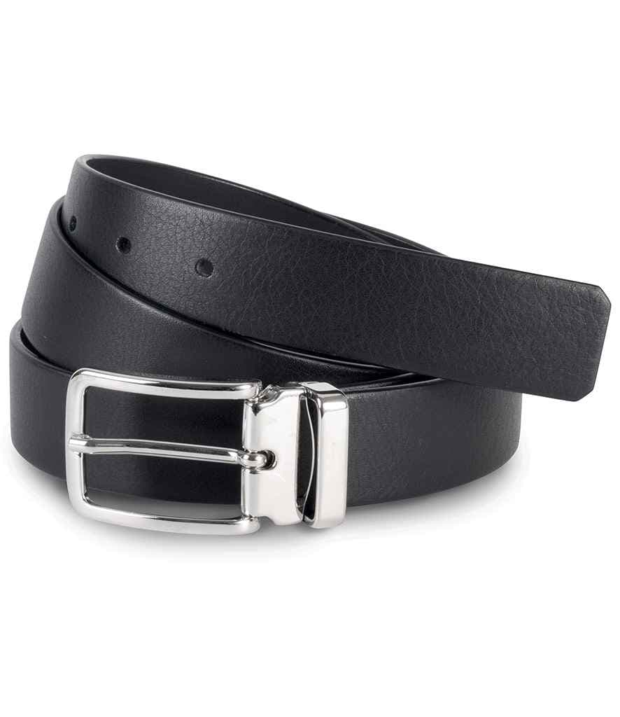 K-UP Classic Leather Belt, Black, view 1 of 1