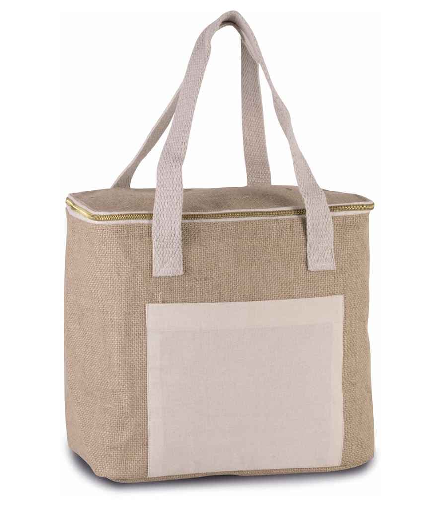 Kimood Medium Jute Cool Bag, Natural, view 1 of 1