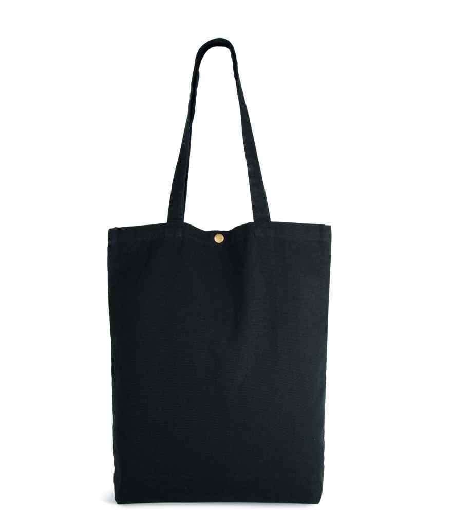 Kimood Washed Cotton Tote Bag, Washed Black, view 1 of 1