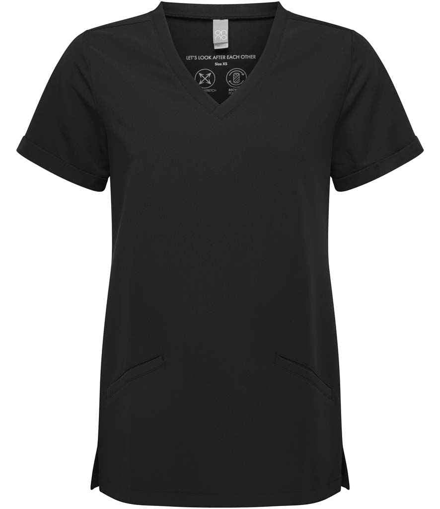 Onna by Premier Ladies Invincible Onna-Stretch Tunic, Black, view 1 of 1