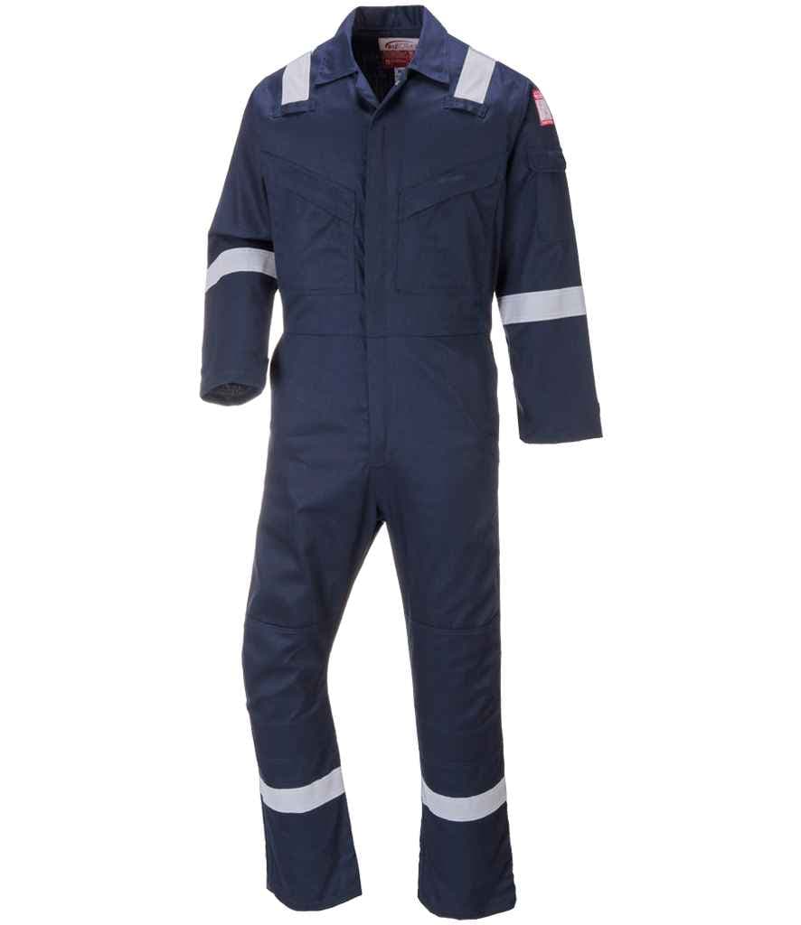 Portwest Bizflame™ Anti-Static Coverall, Navy, view 1 of 1