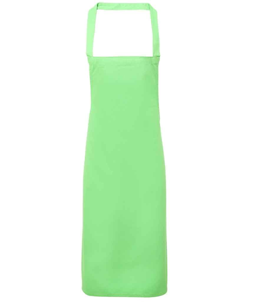 Premier Organic Cotton Bib Apron, Apple Green, view 1 of 1