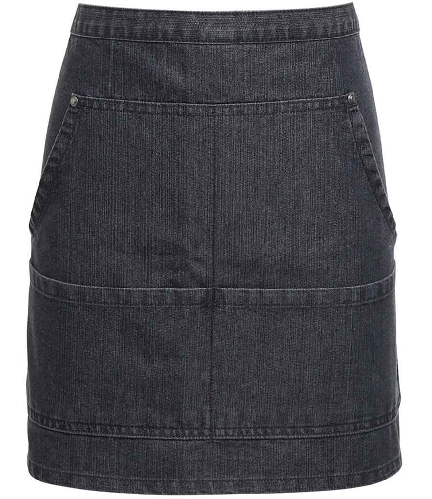 Premier Denim Waist Apron, Black Denim, view 1 of 1