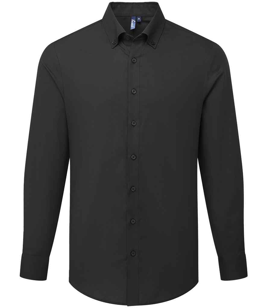 Premier Supreme Long Sleeve Oxford Shirt, Black, view 1 of 1
