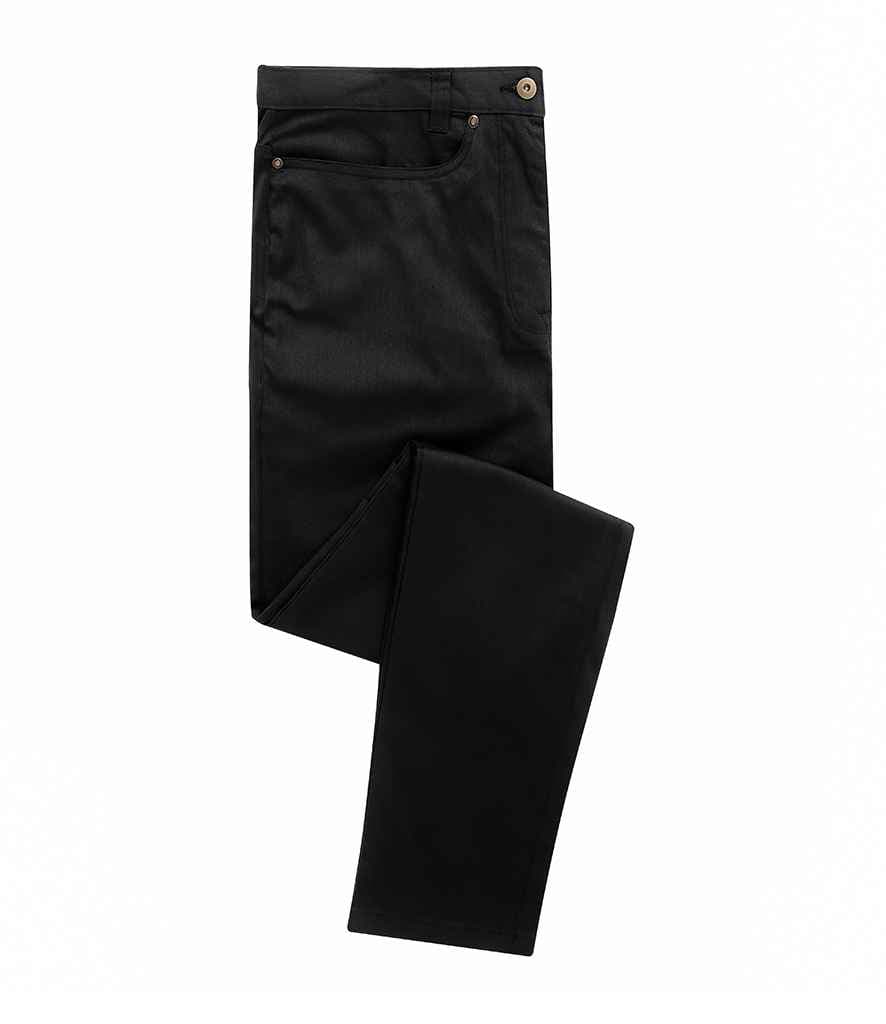 Premier Performance Chino Jeans, Black, view 1 of 1
