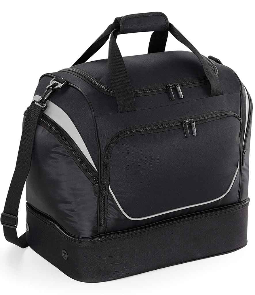 Quadra Pro Team Hardbase Holdall, Black/Light Grey, view 1 of 1