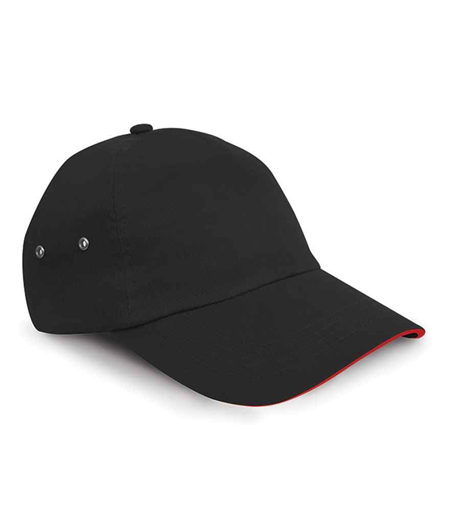 Result Plush Cotton 5 Panel Cap, Black, view 1 of 1