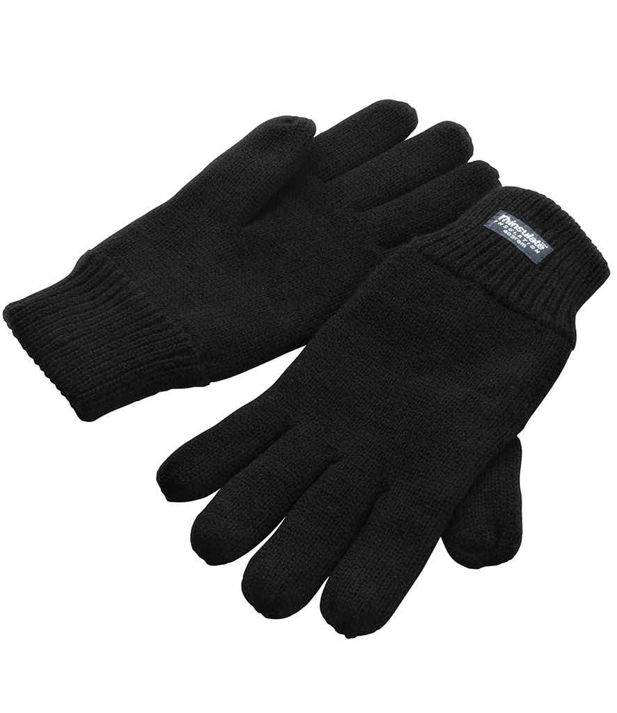 Result Classic Lined Thinsulate™ Gloves, Black, view 1 of 1