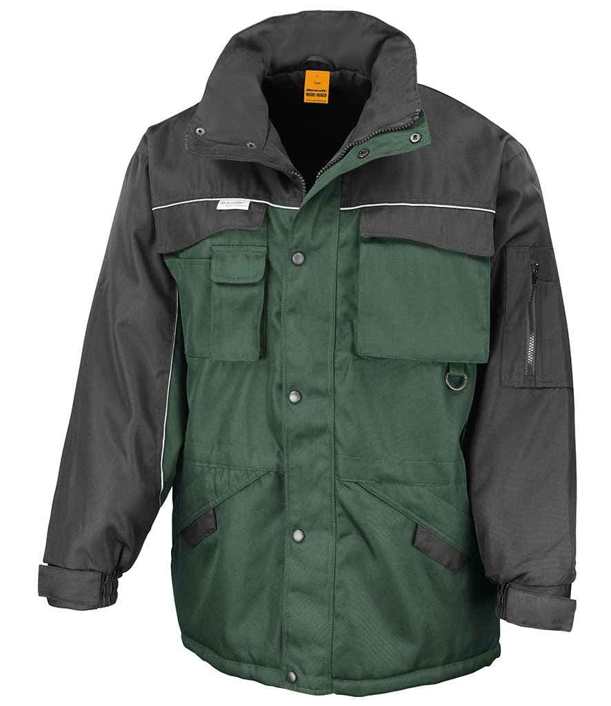 Result Work-Guard Heavy Duty Combo Coat, Bottle Green/Black, view 1 of 1