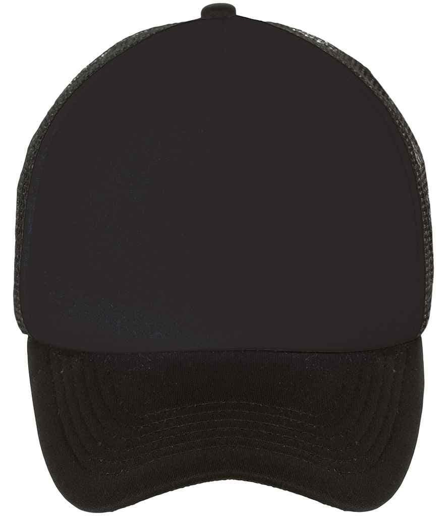 SOL'S Bubble Contrast Cap, Black, view 1 of 1