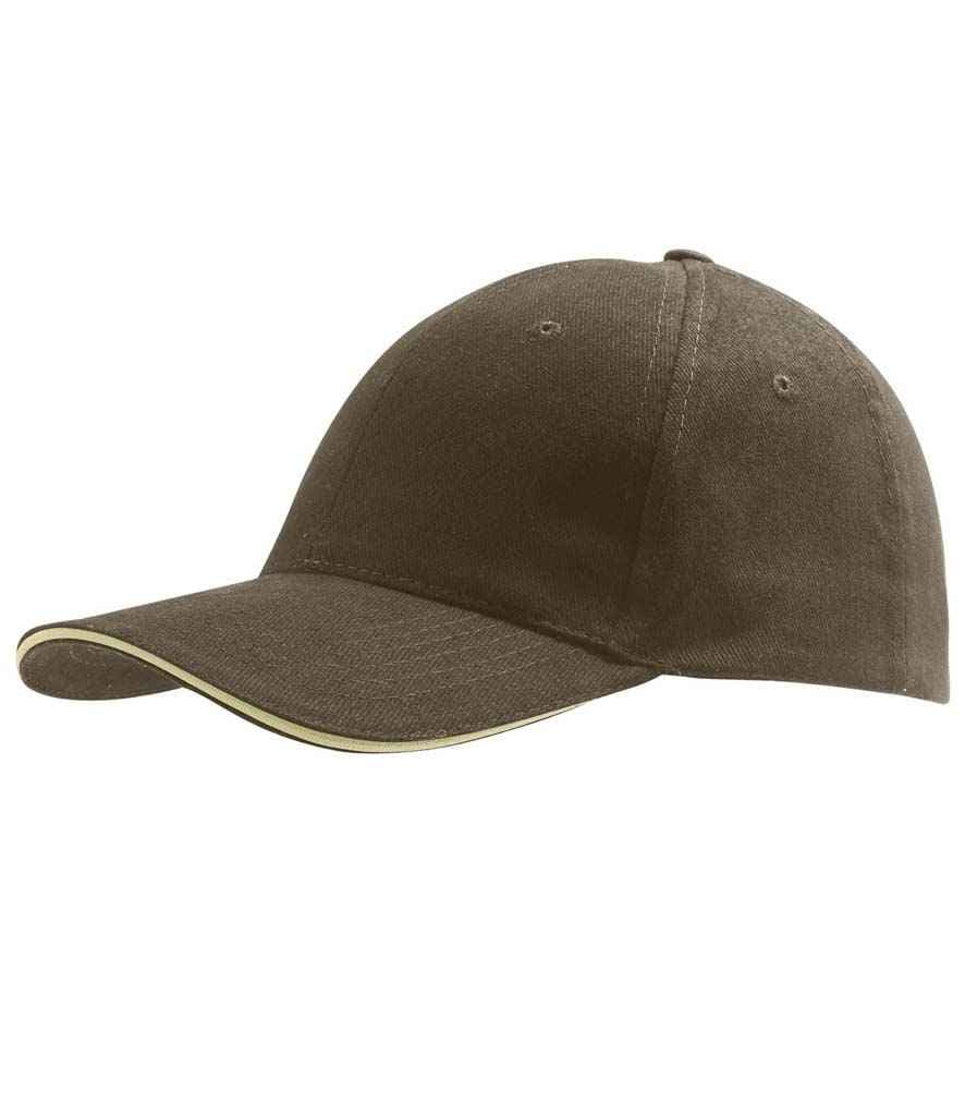 SOL'S Buffalo Cap, Army/Beige, view 1 of 1