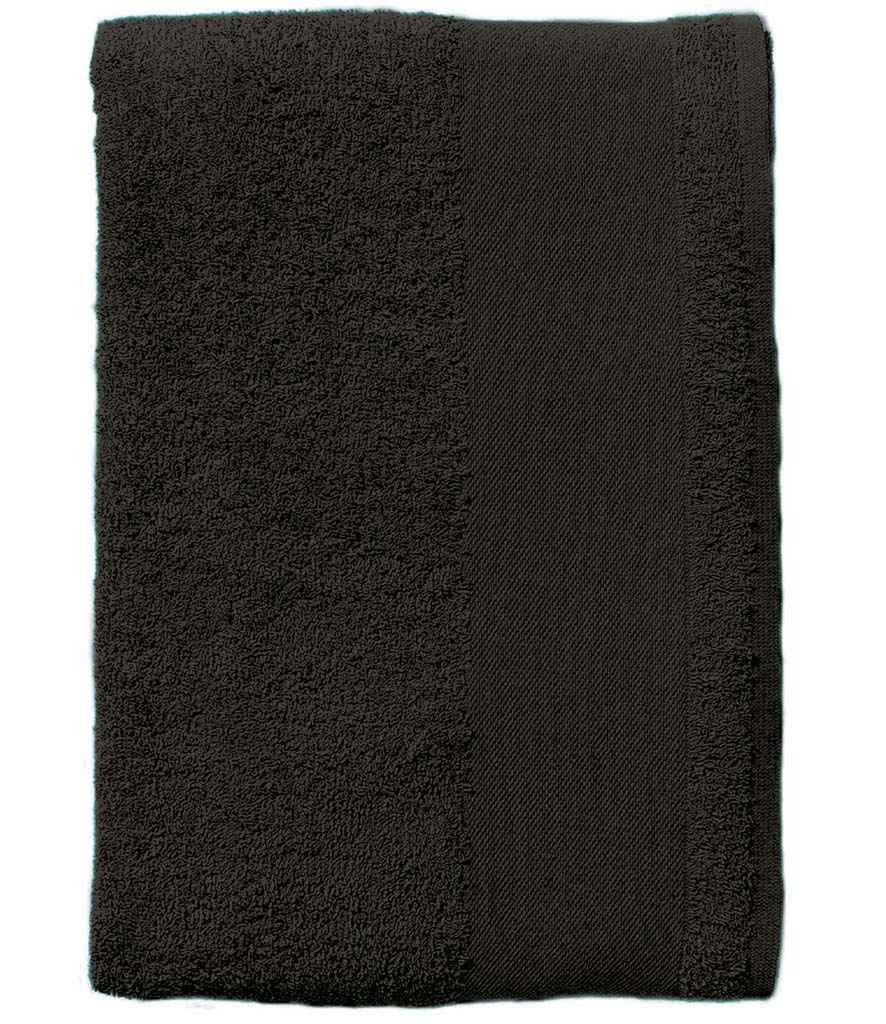 SOL'S Island 50 Hand Towel, Black, view 1 of 1