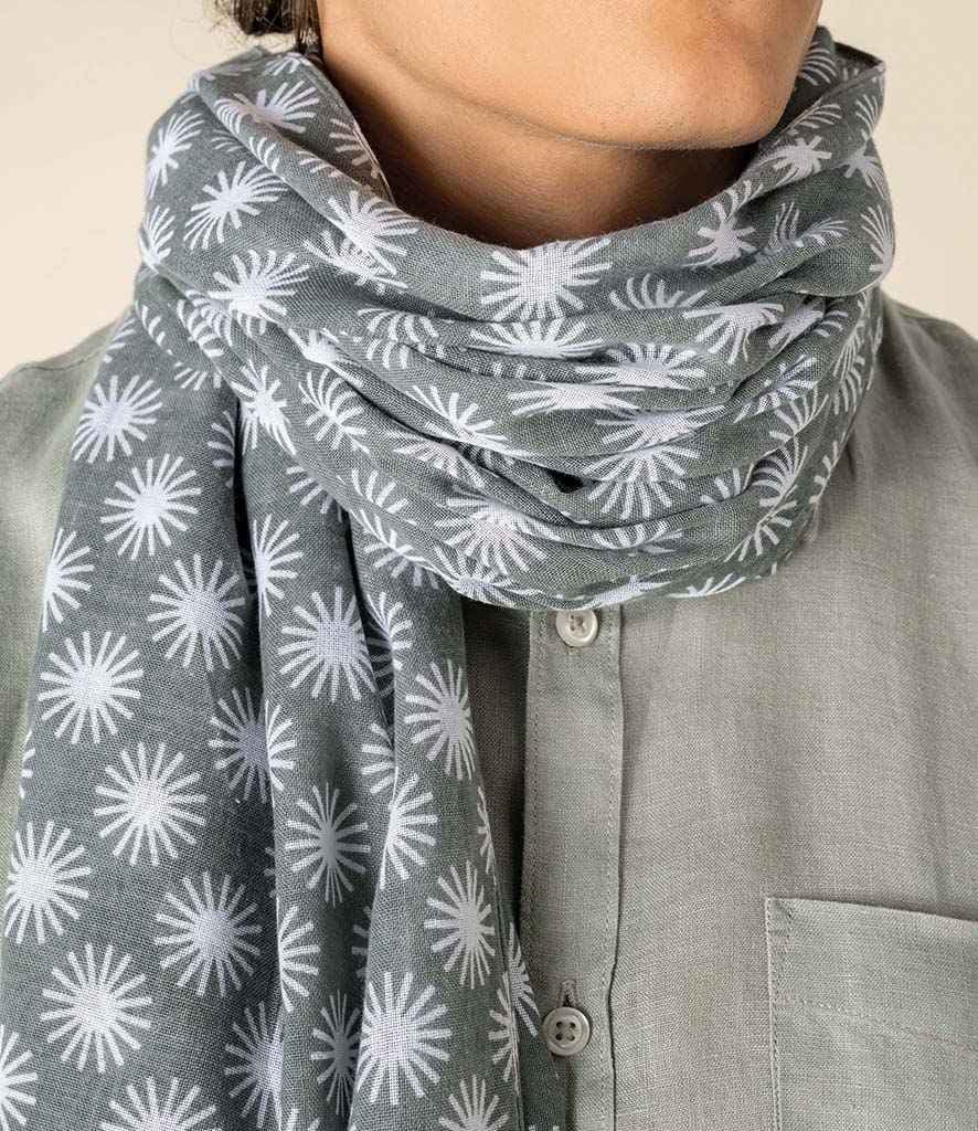 Spasso Sunburst Scarf, Green Sunburst, view 1 of 1