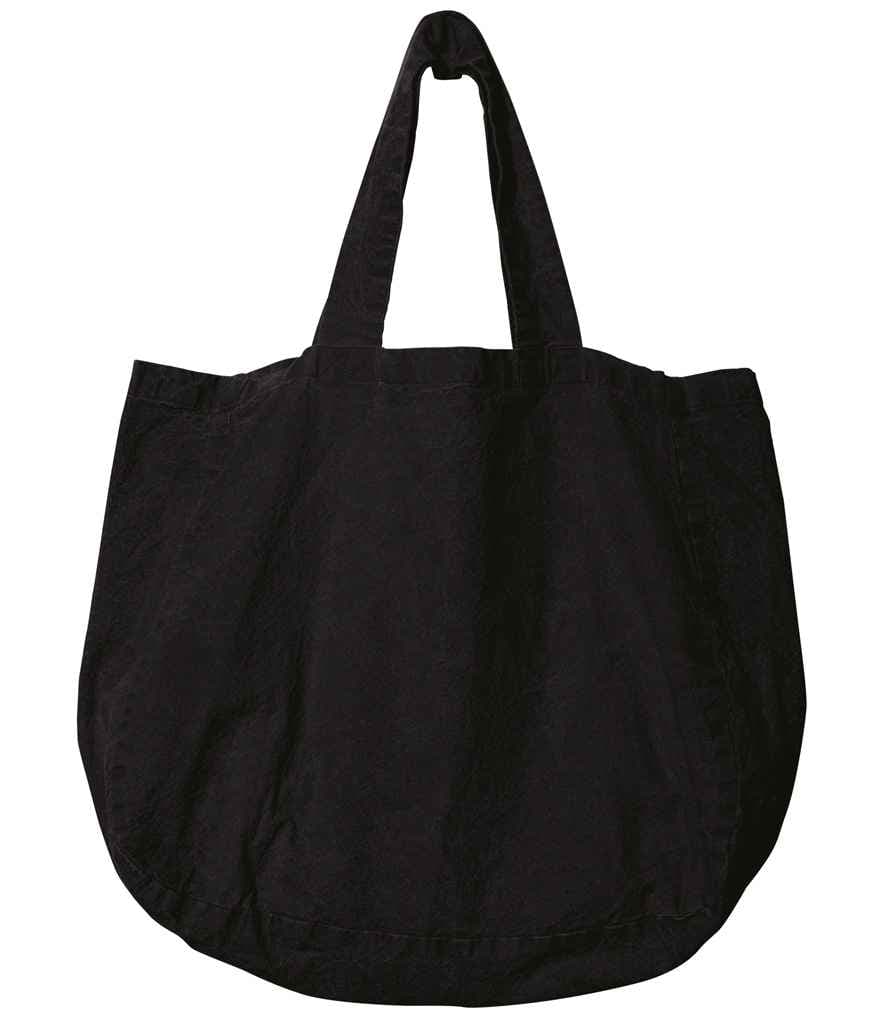 Spasso Linen Shopping Bag, Black, view 1 of 1