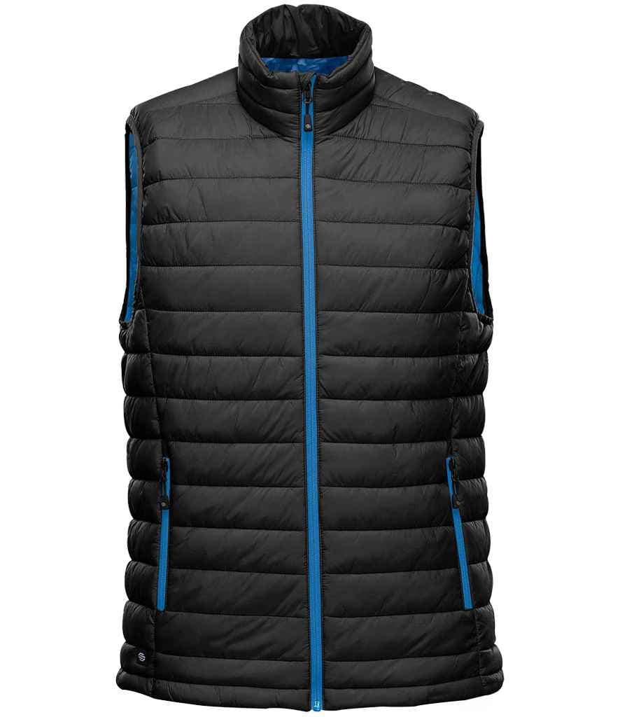 Stormtech Stavanger Thermal Bodywarmer, Black/Azure, view 1 of 1