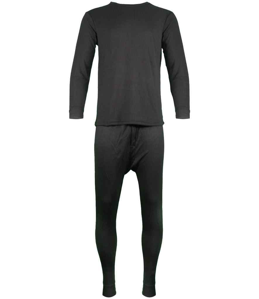 Warrior Thermal Long Sleeve T-Shirt, Black, view 1 of 1