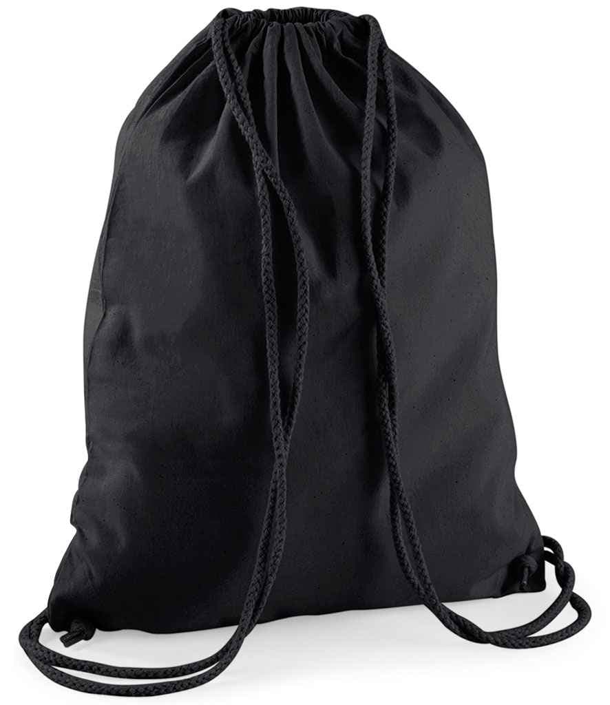 Westford Mill Cotton Gymsac, Black/Black, view 1 of 1